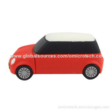 Mini Car USB Flash Drive with 512MB Capacity